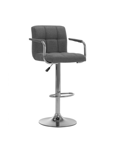 Sonata H Бар табуретка, светлосива, текстил