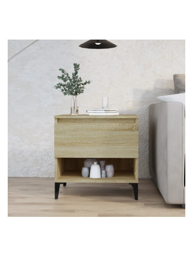 Sonata H Странична маса, Дъб сонома, 50x46x50 см, инженерно дърво