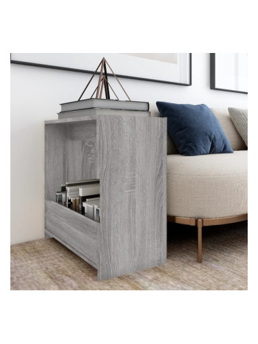 Sonata H Странична маса, cив сонома, 50x26x50 см, инженерно дърво