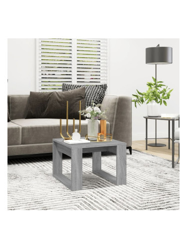 Sonata H Странична маса, cив сонома, 50x50x35 см, инженерно дърво