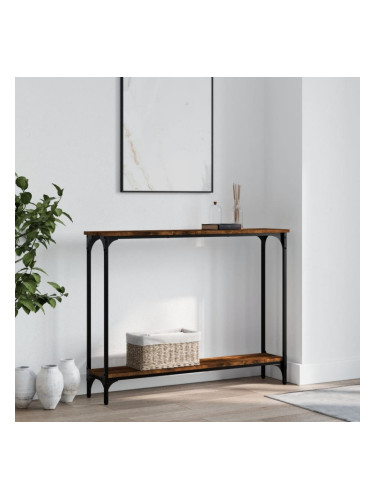 Sonata H Конзолна маса, опушен дъб, 100x22,5x75 см, инженерно дърво