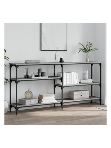 Sonata H Конзолна маса, сив сонома, 160x29x75 см, инженерно дърво