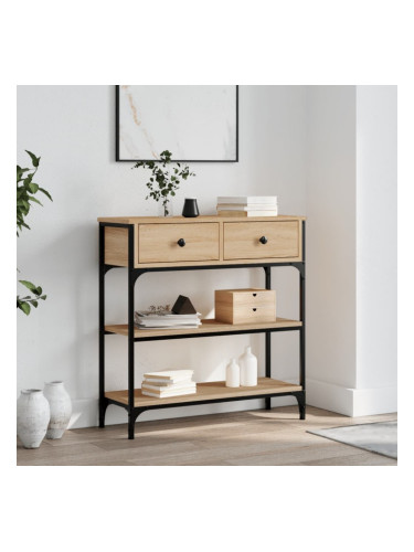 Sonata H Конзолна маса, дъб сонома, 72,5x25x75 см, инженерно дърво