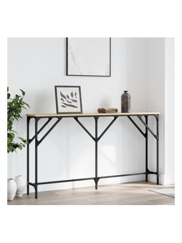 Sonata H Конзолна маса, дъб сонома, 140x23x75 см, инженерно дърво