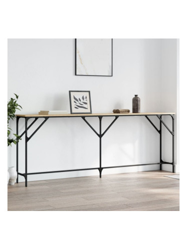 Sonata H Конзолна маса, дъб сонома, 200x29x75 см, инженерно дърво