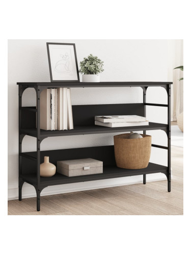 Sonata H Конзолна маса, черна, 100x32x75 см, инженерно дърво