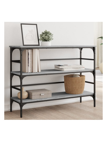 Sonata H Конзолна маса, сив сонома, 100x32x75 см, инженерно дърво