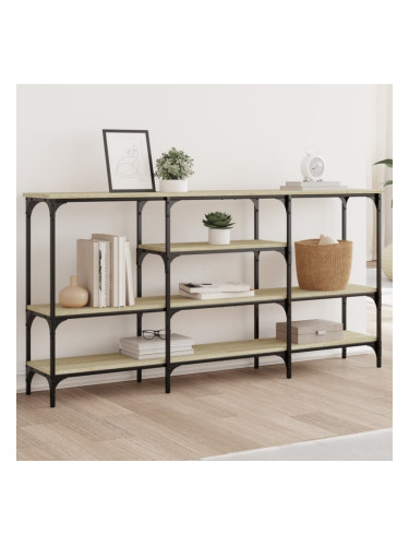 Sonata H Конзолна маса, дъб сонома, 160x29x80 см, инженерно дърво