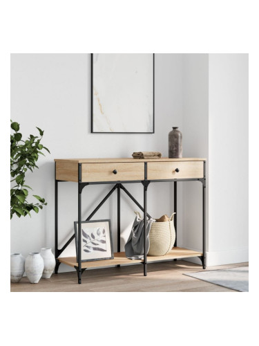 Sonata H Конзолна маса, дъб сонома, 100x39x78,5 см, инженерно дърво