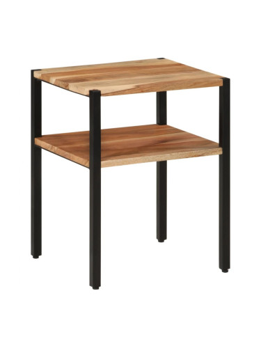 Sonata H Помощна маса 35x35x45 см масивно дърво акация и желязо