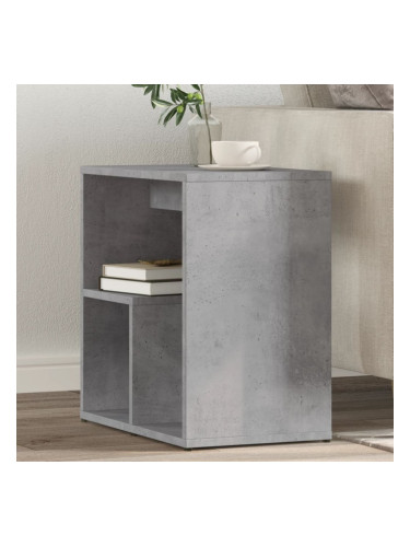 Sonata H Странични маси 2 бр бетонно сиво 50x30x50 см инженерно дърво