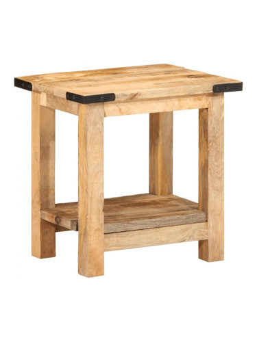 Sonata H Странична маса 40x30x40 см масивно грубо мангово дърво