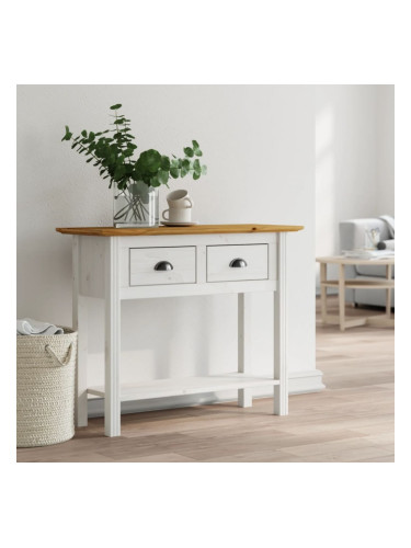 Sonata H Конзолна маса BODO кафява 91x35x74 см бор масив