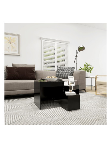 Sonata H Стифиращи маси, 3 бр, черни, инженерно дърво