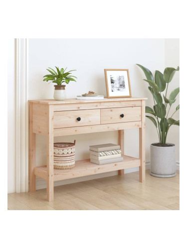 Sonata H Конзолна маса 100x35x75 см борово дърво масив