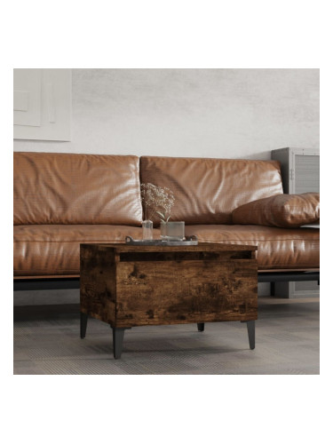 Sonata H Странична маса, опушен дъб, 50x46x35 см, инженерно дърво