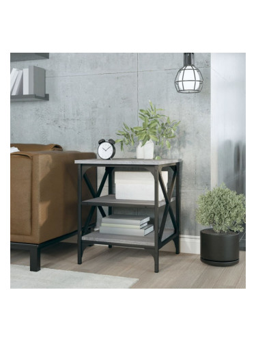 Sonata H Странична маса, cив сонома, 40x42x50 см, инженерно дърво