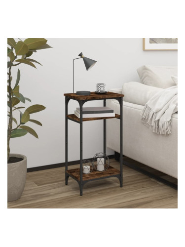 Sonata H Странична маса, опушен дъб, 40x30x75 см, инженерно дърво