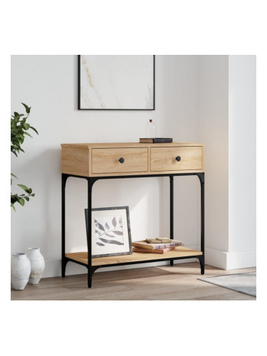 Sonata H Конзолна маса, дъб сонома, 75x34,5x75 см, инженерно дърво