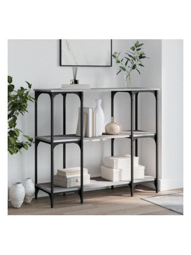 Sonata H Конзолна маса, сив сонома, 102x35x90 см, инженерно дърво