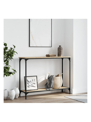 Sonata H Конзолна маса, дъб сонома, 101x30,5x75 см, инженерно дърво