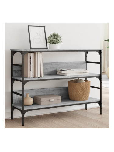 Sonata H Конзолна маса, сив сонома, 100x32x75 см, инженерно дърво