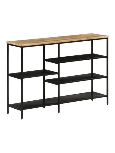 Sonata H Конзолна маса, 110x30x75 cм, мангово дърво масив и желязо