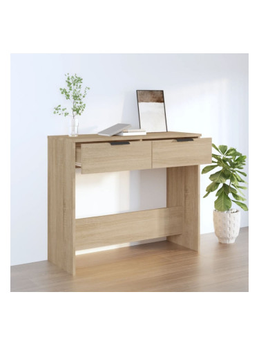 Sonata H Конзолна маса, дъб сонома, 90x36x75 см, инженерно дърво