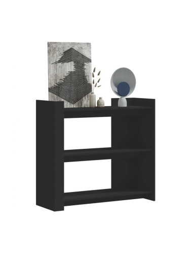 Sonata H Конзолна маса, черна, 100x35x90 см, инженерно дърво