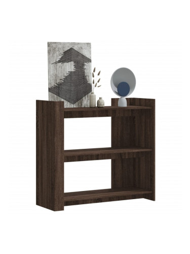 Sonata H Конзолна маса, кафяв дъб, 100x35x90 см, инженерно дърво