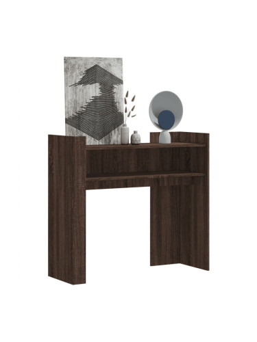 Sonata H Конзолна маса, кафяв дъб, 100x35x90 см, инженерно дърво