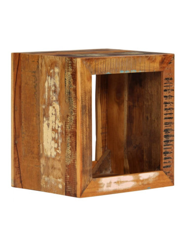 Sonata H Табуретка, 40x30x40 см, регенерирано дърво масив