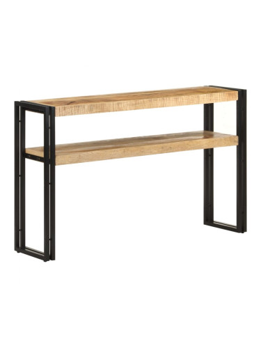 Sonata H Конзолна маса, сива, 120x30x75 cм, грубо мангово дърво