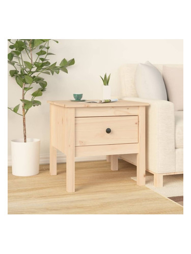 Sonata H Странична масичка, 50x50x49 см, борово дърво масив