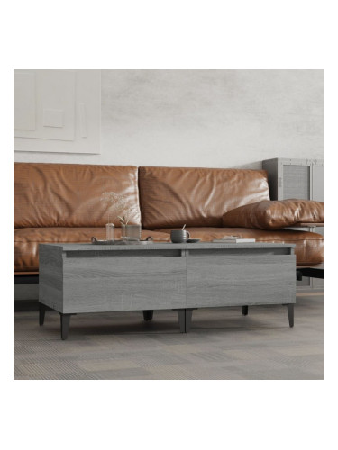 Sonata H Странични маси, 2 бр, сив сонома, 50x46x35 см, инженерно дърво