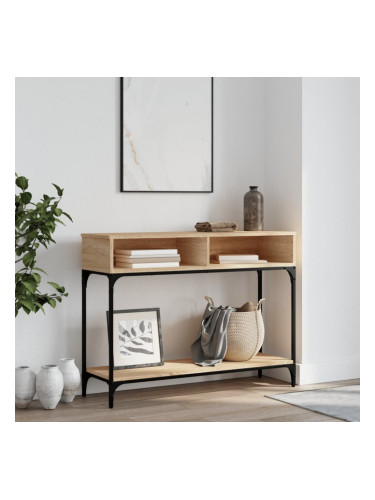 Sonata H Конзолна маса, дъб сонома, 100x30,5x75 см, инженерно дърво