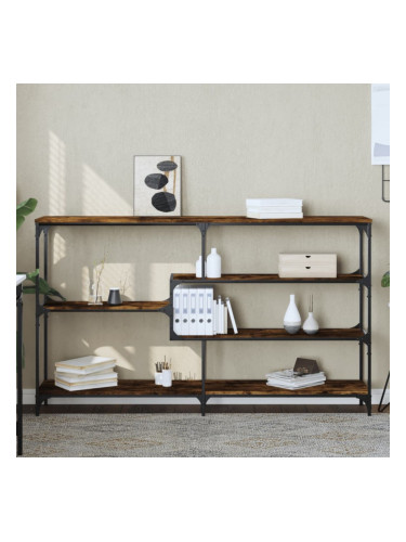 Sonata H Конзолна маса, опушен дъб, 160x32x95 см, инженерно дърво