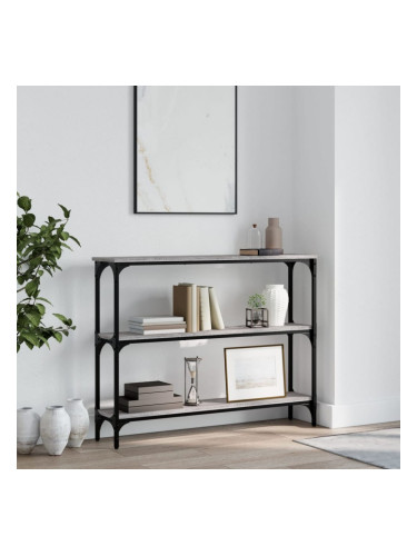 Sonata H Конзолна маса, сив сонома, 100x22,5x75 см, инженерно дърво