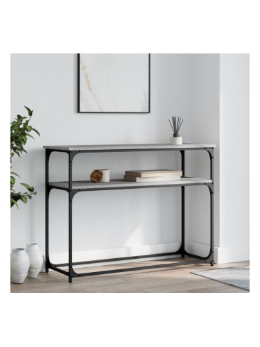 Sonata H Конзолна маса, сив сонома, 100x35,5x75 см, инженерно дърво