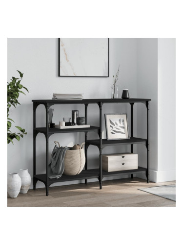 Sonata H Конзолна маса, черна, 102x29x75 см, инженерно дърво