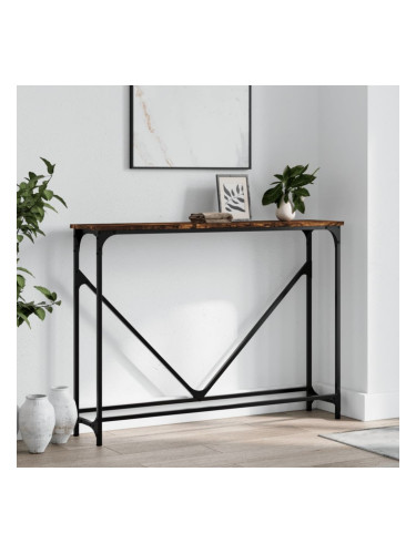 Sonata H Конзолна маса, опушен дъб, 102x22,5x75 см, инженерно дърво