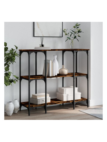 Sonata H Конзолна маса, опушен дъб, 102x35x90 см, инженерно дърво