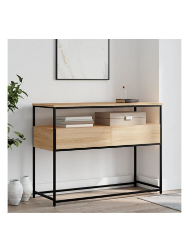 Sonata H Конзолна маса, дъб сонома, 100x40x75 см, инженерно дърво