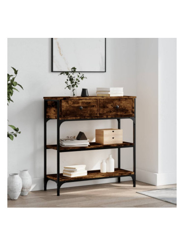 Sonata H Конзолна маса, опушен дъб, 72,5x25x75 см, инженерно дърво