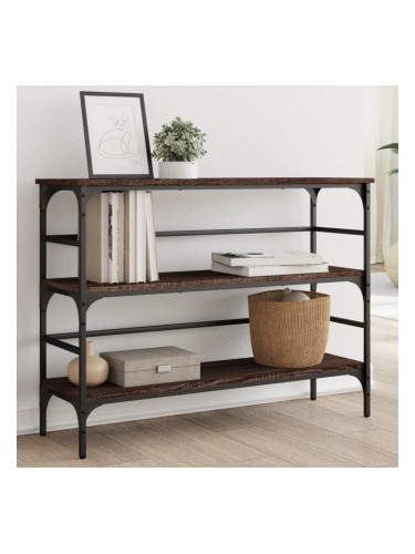 Sonata H Конзолна маса, кафяв дъб, 100x32x75 см, инженерно дърво