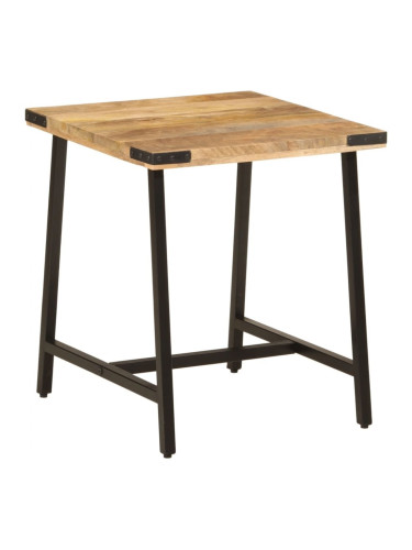 Sonata H Помощна маса 45x45x50 см масивно дърво манго и желязо