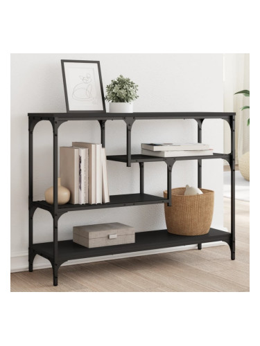 Sonata H Конзолна маса, черна, 100x30x75 см, инженерно дърво