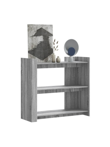 Sonata H Конзолна маса, сив сонома, 100x35x90 см, инженерно дърво