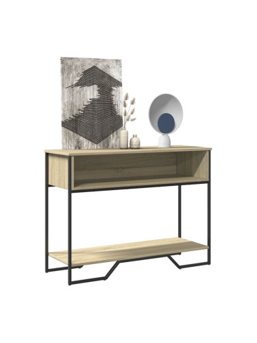 Sonata H Конзолна маса, дъб сонома, 100x35x74,5 см, инженерно дърво