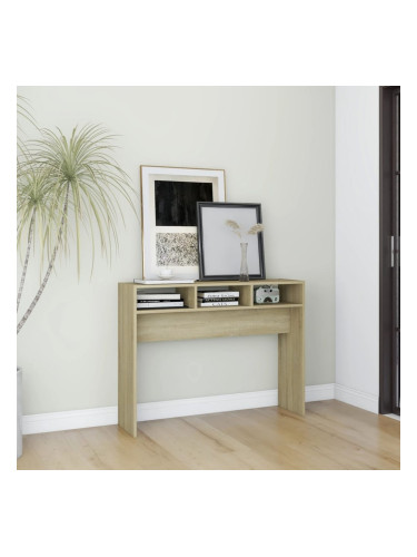 Sonata H Конзолна маса, дъб сонома, 105x30x80 см, инженерно дърво